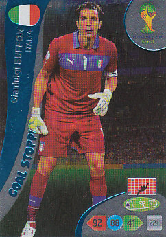 Gianluigi Buffon Italy Panini 2014 World Cup Goal Stopper #359